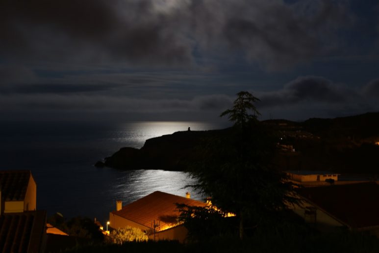 Image du Cap Cerbère la nuit